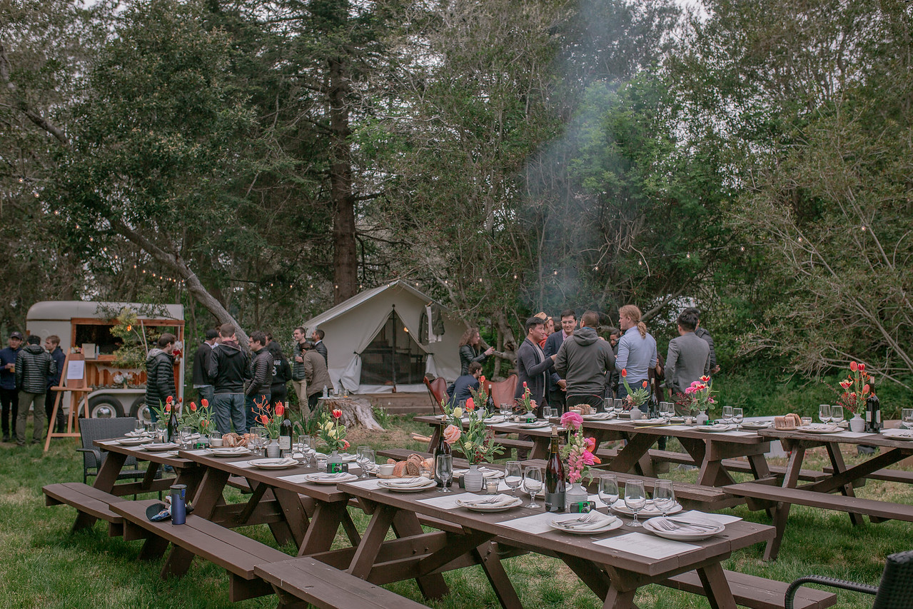 Catering by Trillium Mendocino, photography by Cassandra Young